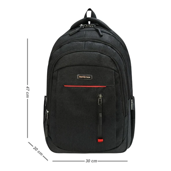 Unisex Okul Sırt Çantası Lise-Ortaokul Sırt Çantası 47*30 Cm Kalın Su Geçirmez Kumaş - 10