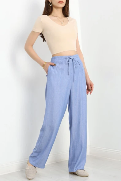 Pensli Salso Pantolon Mavi - 4