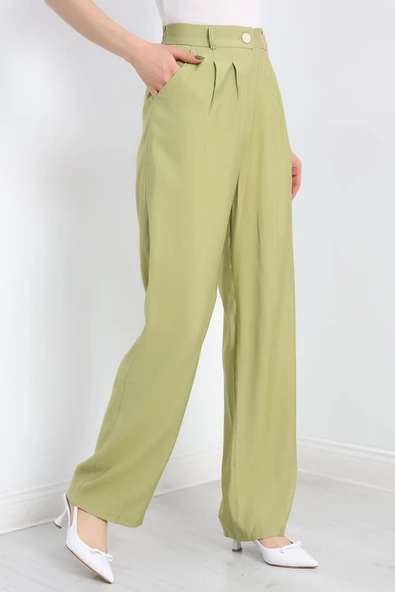 Tensel Pantolon Açıkyeşil - Resim 3