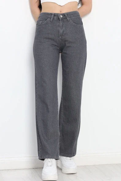 Palazzo Kot Pantolon Füme - 3