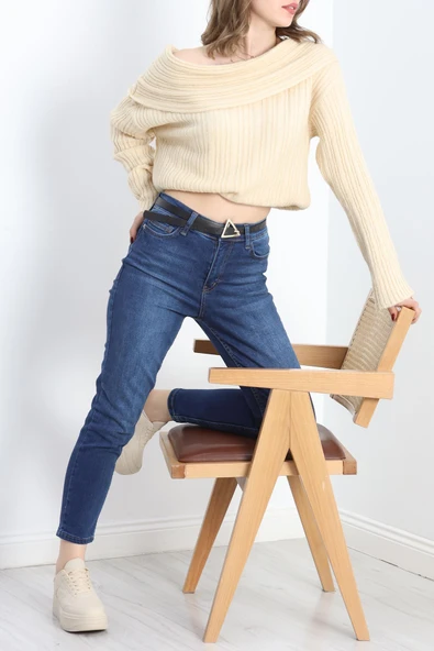 Mom Boyfriend Jeans Mavi2 - 2