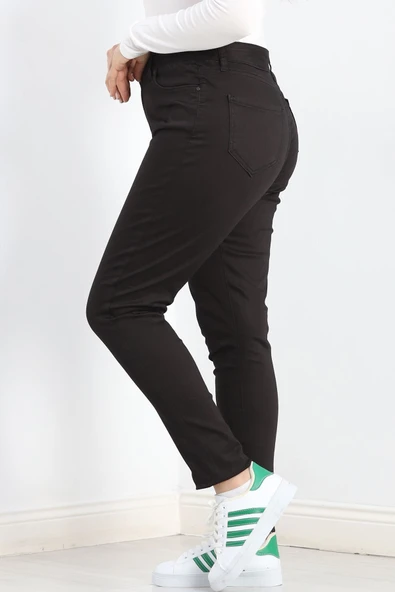 Kot Pantolon Battal Beden Siyah1 - Resim 8