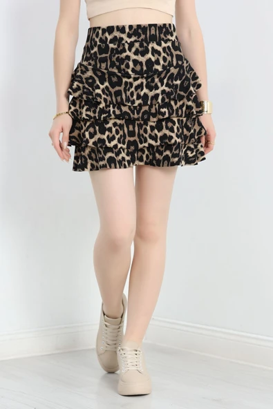 Katlı Etek Leopar