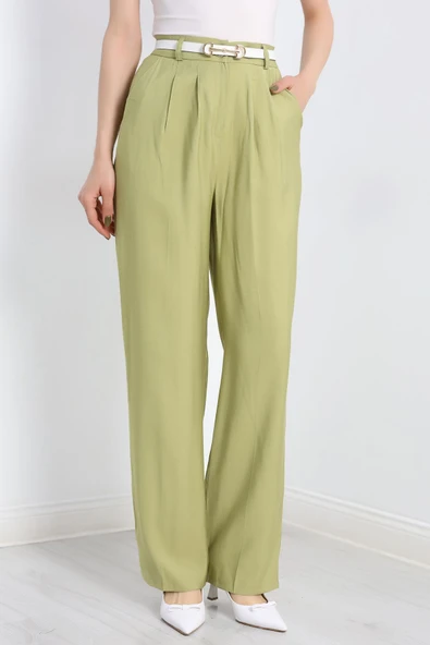 Tensel Pantolon Açıkyeşil - Resim 5
