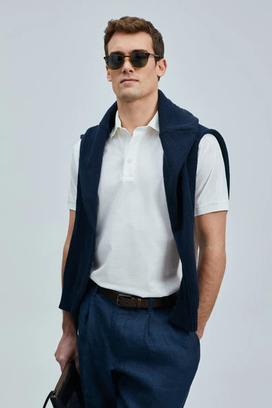 Lufian 111040228 Luna Polo Yaka Tişort Erkek T-Shirt ürün görseli 1