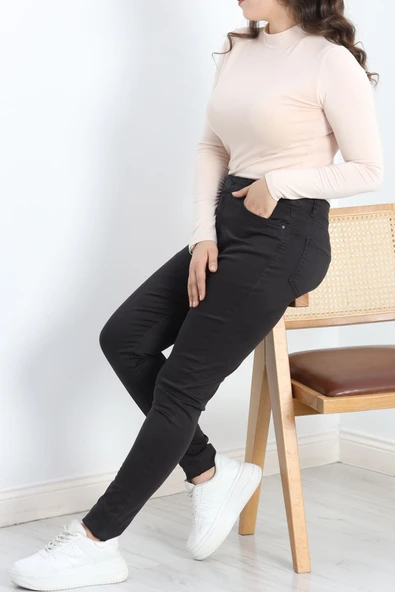 Kot Pantolon Battal Beden Koyufüme - Resim 2