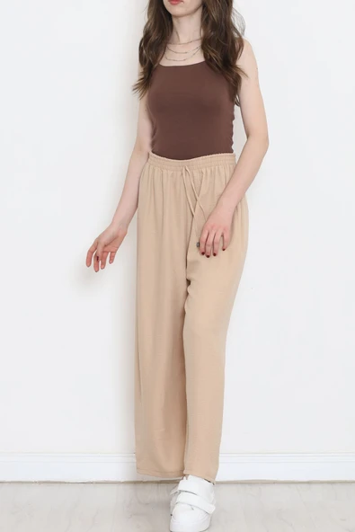 Palazzo Pantolon Sütlükahve - 6