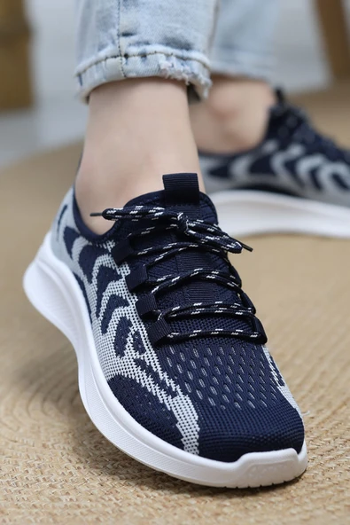 Günlük Spor Ayakkabı Lacivert - Resim 5