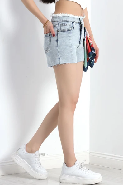 Kot Şort Buzmavi - 2