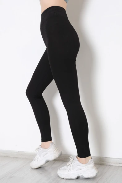 Fitilli Tayt Siyah - 7