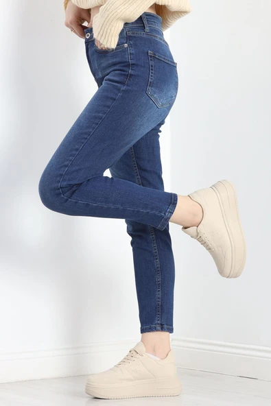 Mom Boyfriend Jeans Mavi2 - 3
