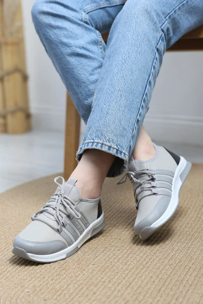 Günlük Spor Ayakkabı Grisiyah - Resim 3