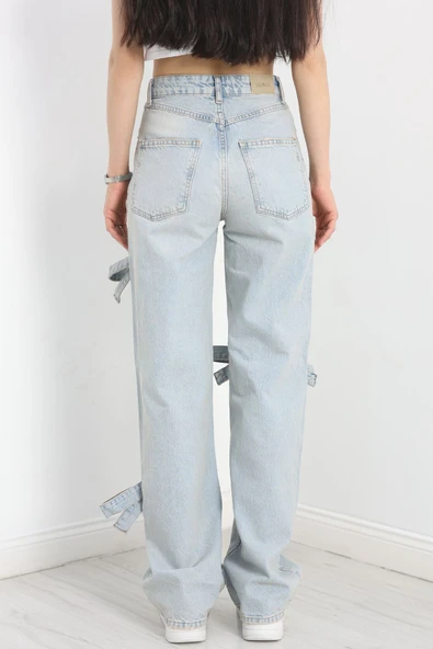 Palazzo Kot Pantolon Buzmavi - Resim 7