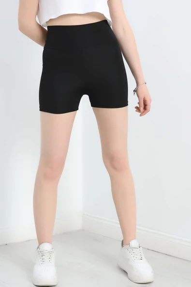 Dalgıç Biker Tayt Siyah