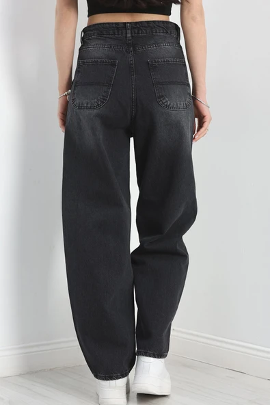 Balon Paça Kot Pantolon Füme - 7