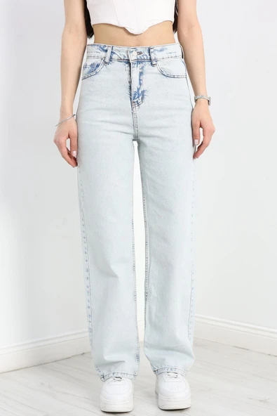 Palazzo Kot Pantolon Buzmavi7 ürün görseli 1