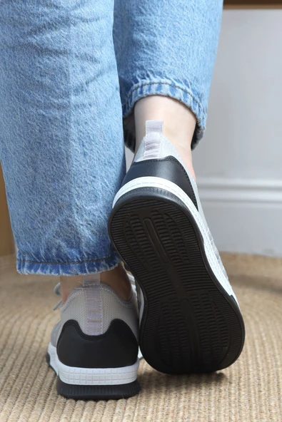 Günlük Spor Ayakkabı Gri - Resim 6