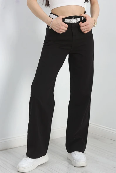 Palazzo Kot Pantolon Siyah1