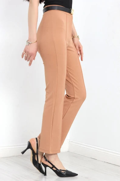 Çımalı Zra Krep Pantolon Sütlükahve - 3