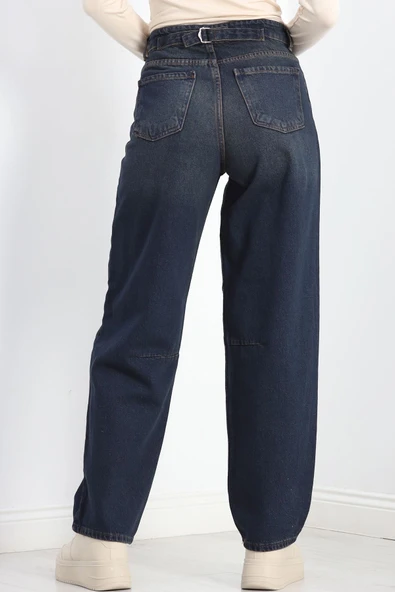 Pileli Baggy Kot Pantolon Yeşiltint - 7