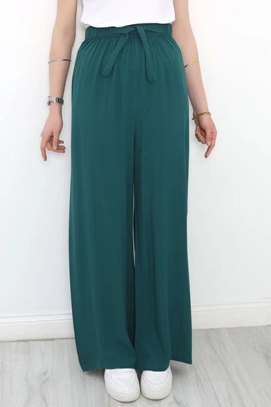 Dokuma Pantolon Zümrüt - Resim 5