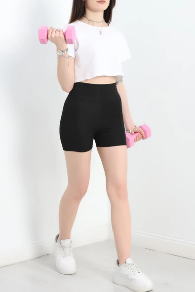 Dalgıç Biker Tayt Siyah - 4