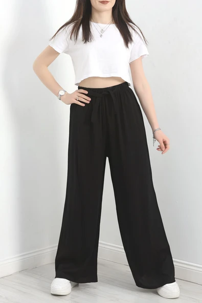 Dokuma Pantolon Siyah - Resim 2