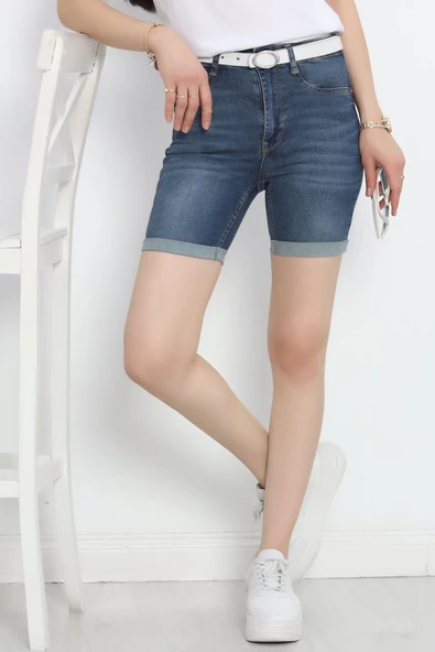 Kot Şort Mavi1 ürün görseli