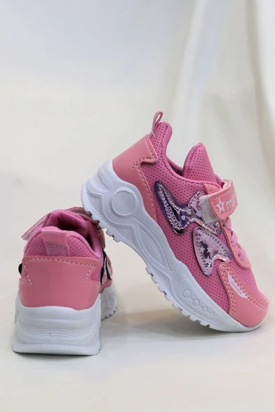 Çocuk Spor Ayakkabı Pembe - 5