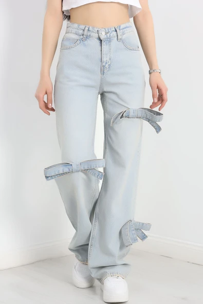 Palazzo Kot Pantolon Buzmavi ürün görseli