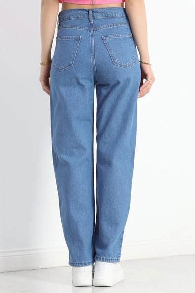 Palazzo Kot Pantolon Açıkmavi - 9