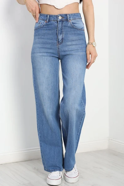 Palazzo Kot Pantolon Açıkmavi2 - 2