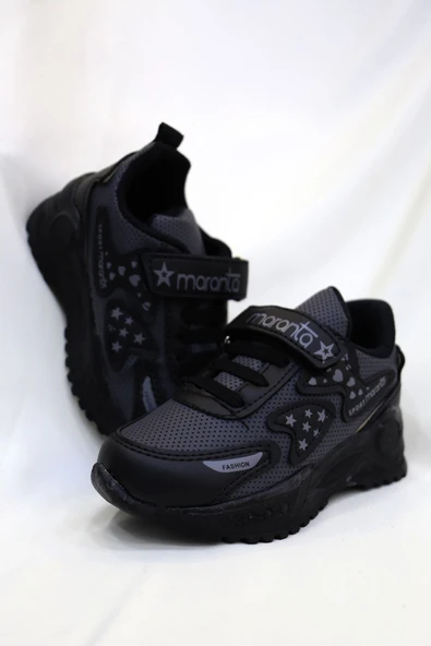 Çocuk Spor Ayakkabı Siyahfüme