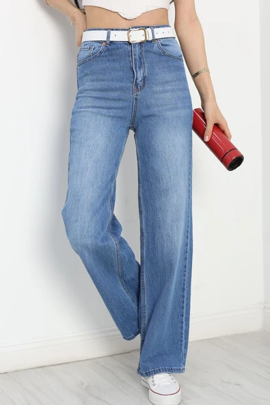 Palazzo Kot Pantolon Açıkmavi2 - 5