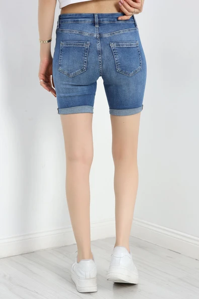 Kot Şort Mavi6 - 6