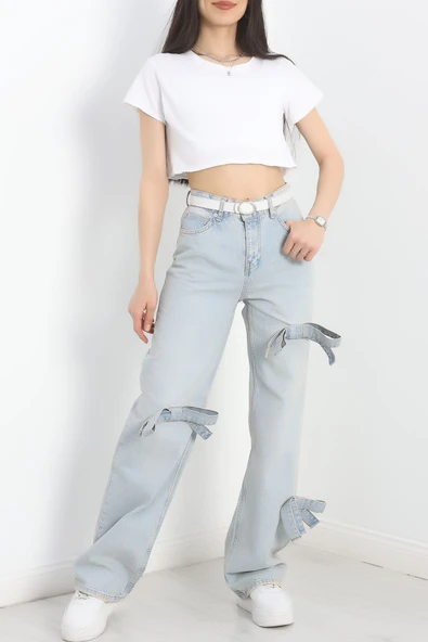 Palazzo Kot Pantolon Buzmavi - Resim 3