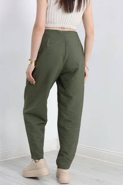 Paraşüt Kumaş Pantolon Haki - 6