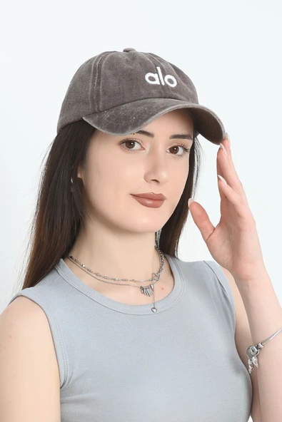 Nakışlı Şapka Açıkkahve