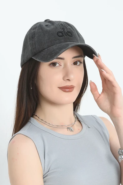 Nakışlı Şapka Fümesiyah - 2