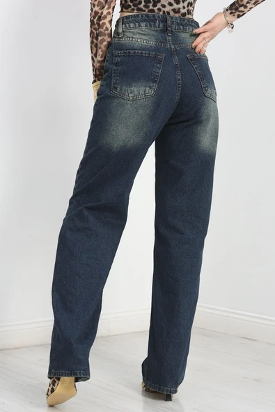 Palazzo Kot Pantolon Yeşiltint1 - Resim 6