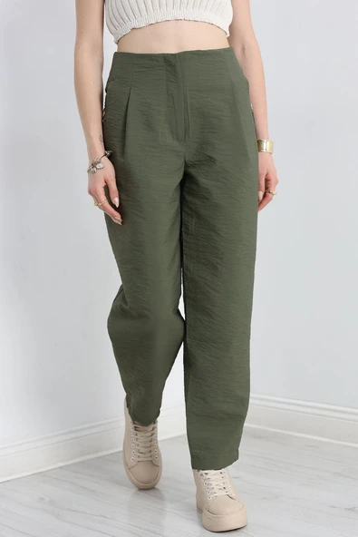 Paraşüt Kumaş Pantolon Haki - 2