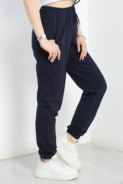 Paça Lastikli Eşofman Altı Lacivert - 3