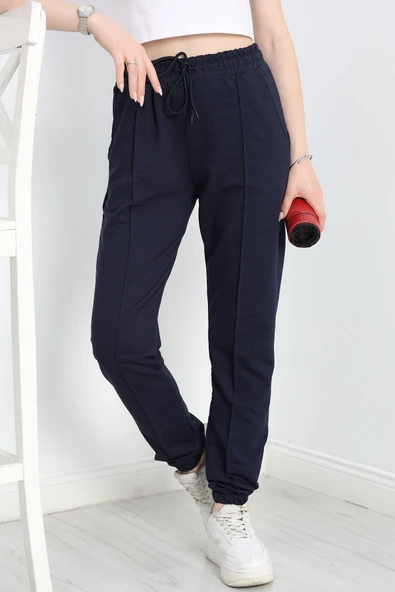 Paça Lastikli Eşofman Altı Lacivert