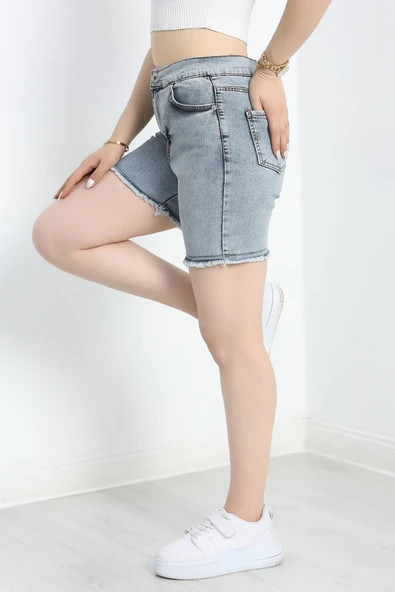 Kot Şort Buzmavi - 5