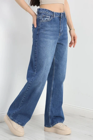 Palazzo Kot Pantolon Mavi