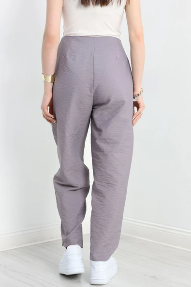 Paraşüt Kumaş Pantolon Gri - 7