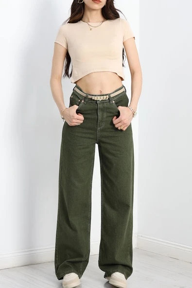 Palazzo Kot Pantolon Haki