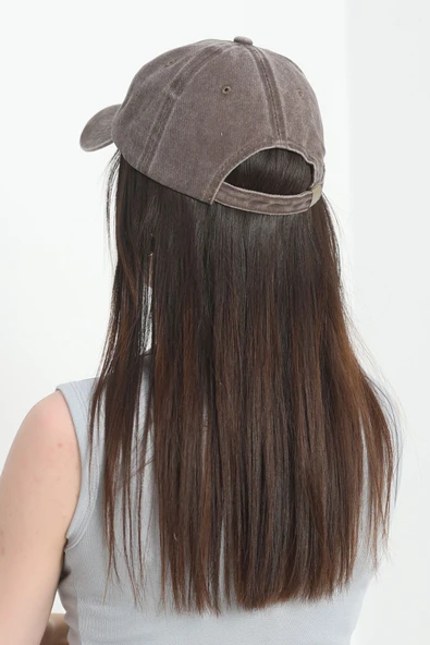 Nakışlı Şapka Açıkkahve - 5