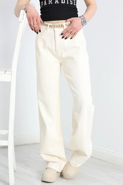 Palazzo Kot Pantolon Ten - Resim 10