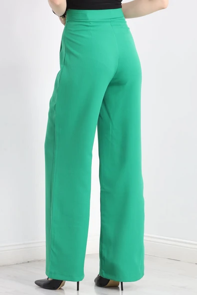 Kemer Cırtlı Pantolon Yeşil - Resim 7
